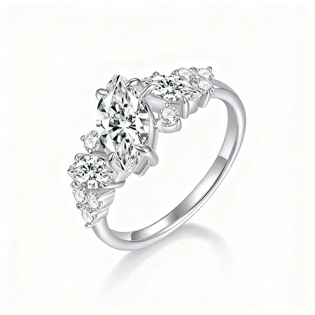 The Marquise Cluster Ring