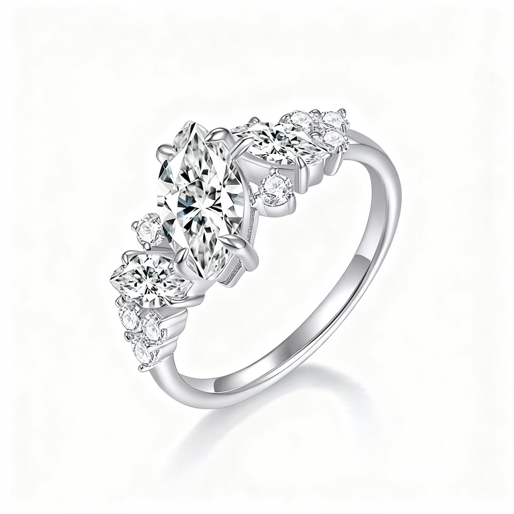 The Marquise Cluster Ring