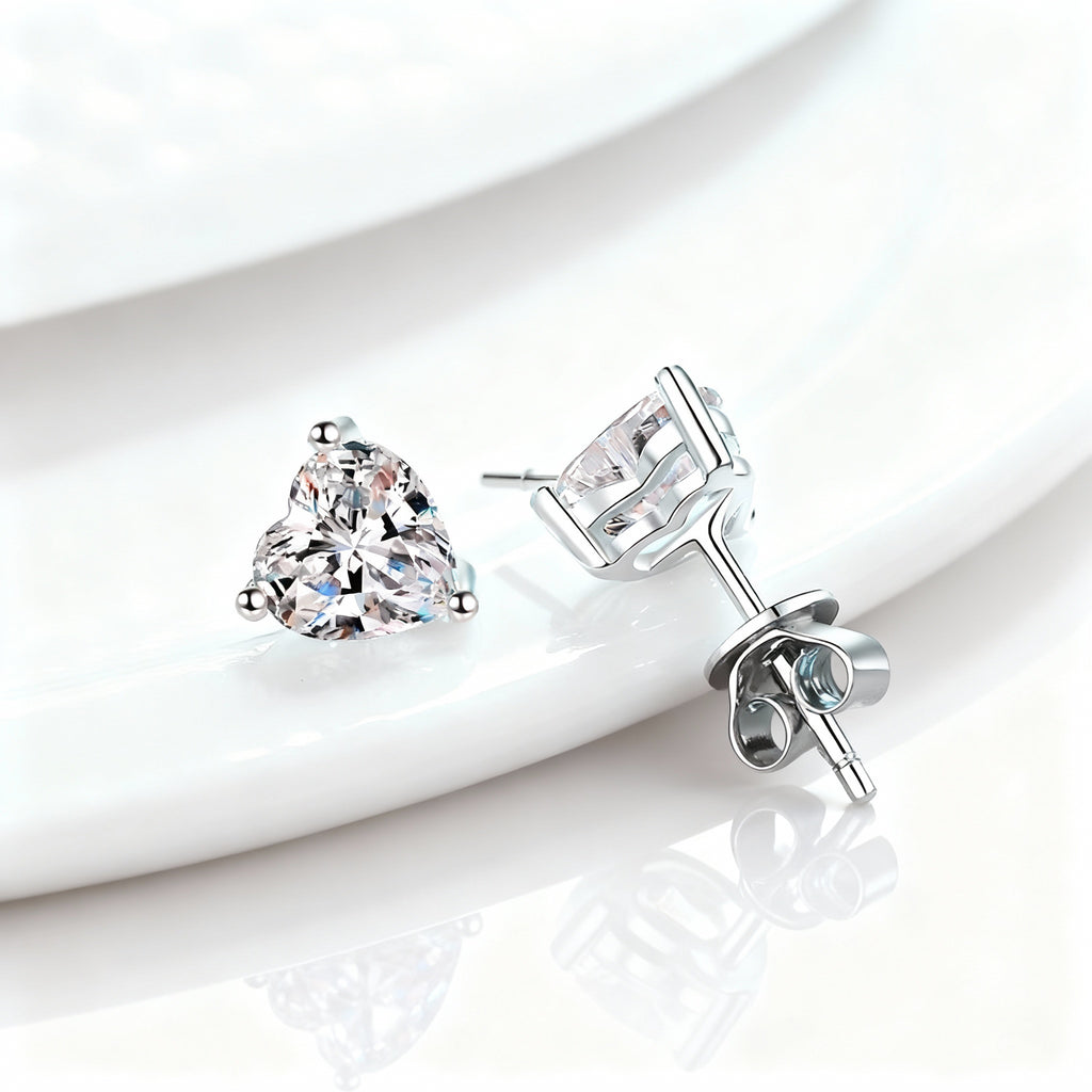 The Cupid Heart Studs