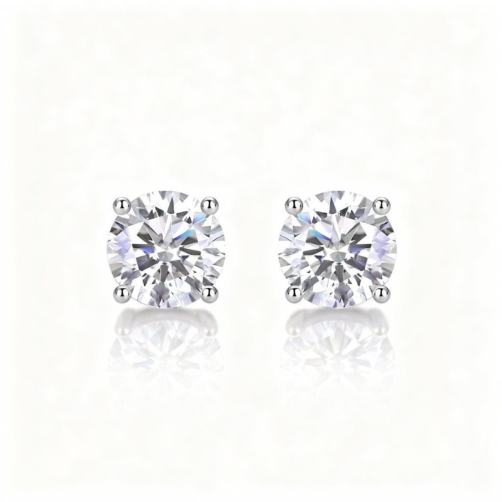 The Stella Solitaire Studs