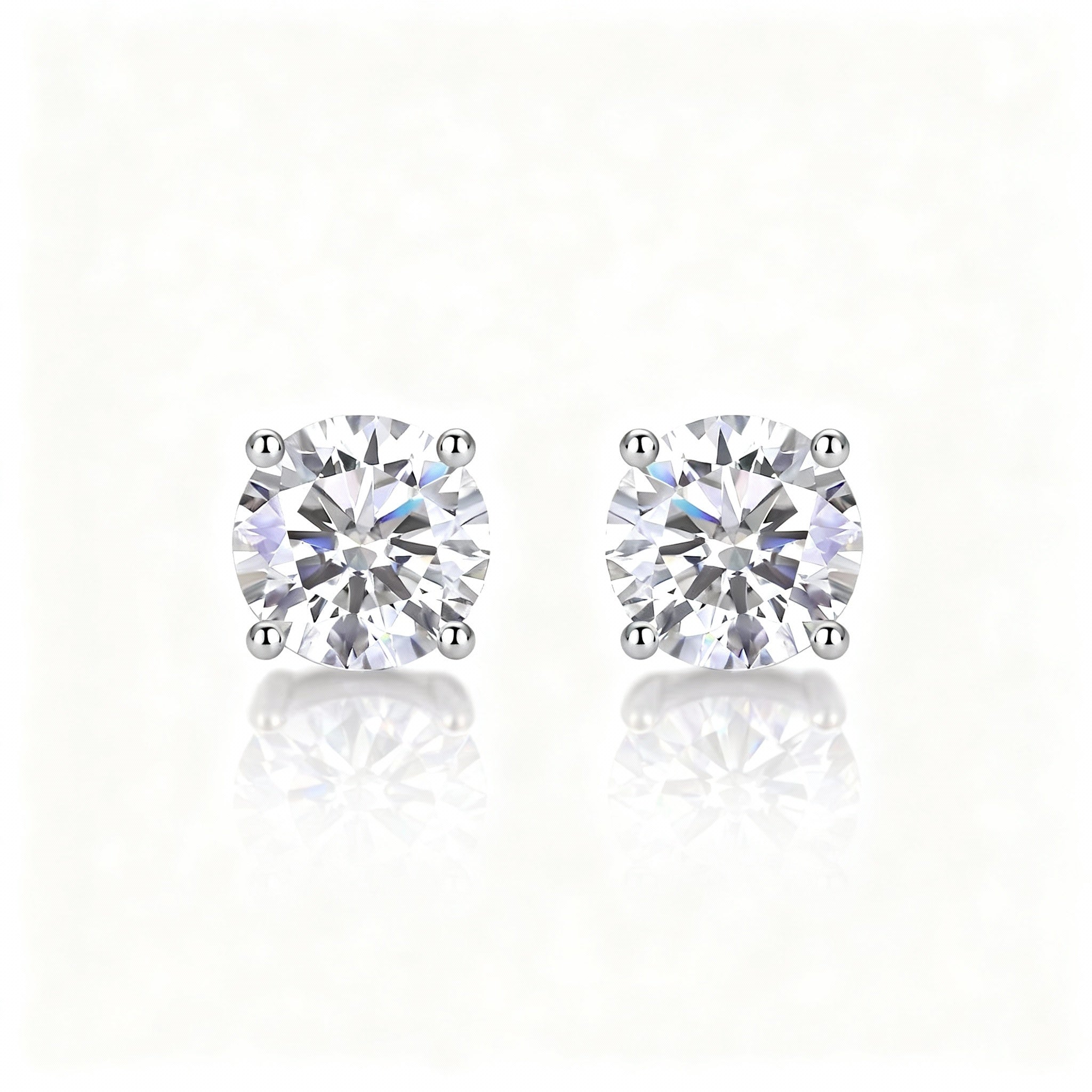 The Stella Solitaire Studs