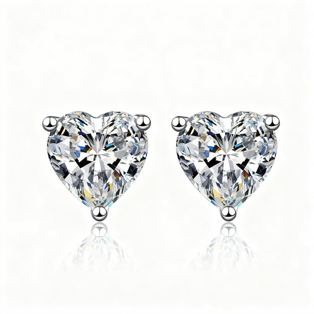 The Cupid Heart Studs