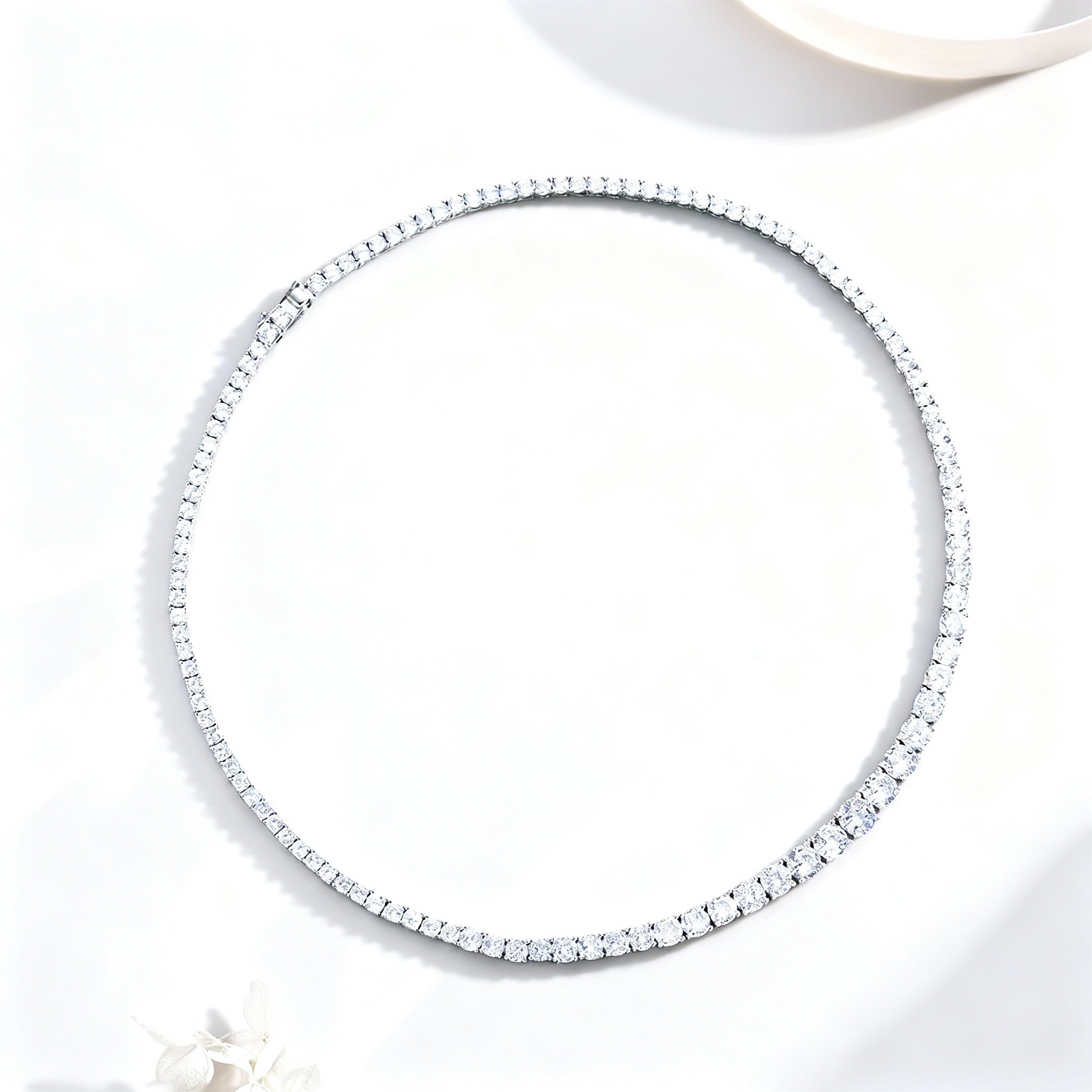 The Eternal Stream Tennis Necklace