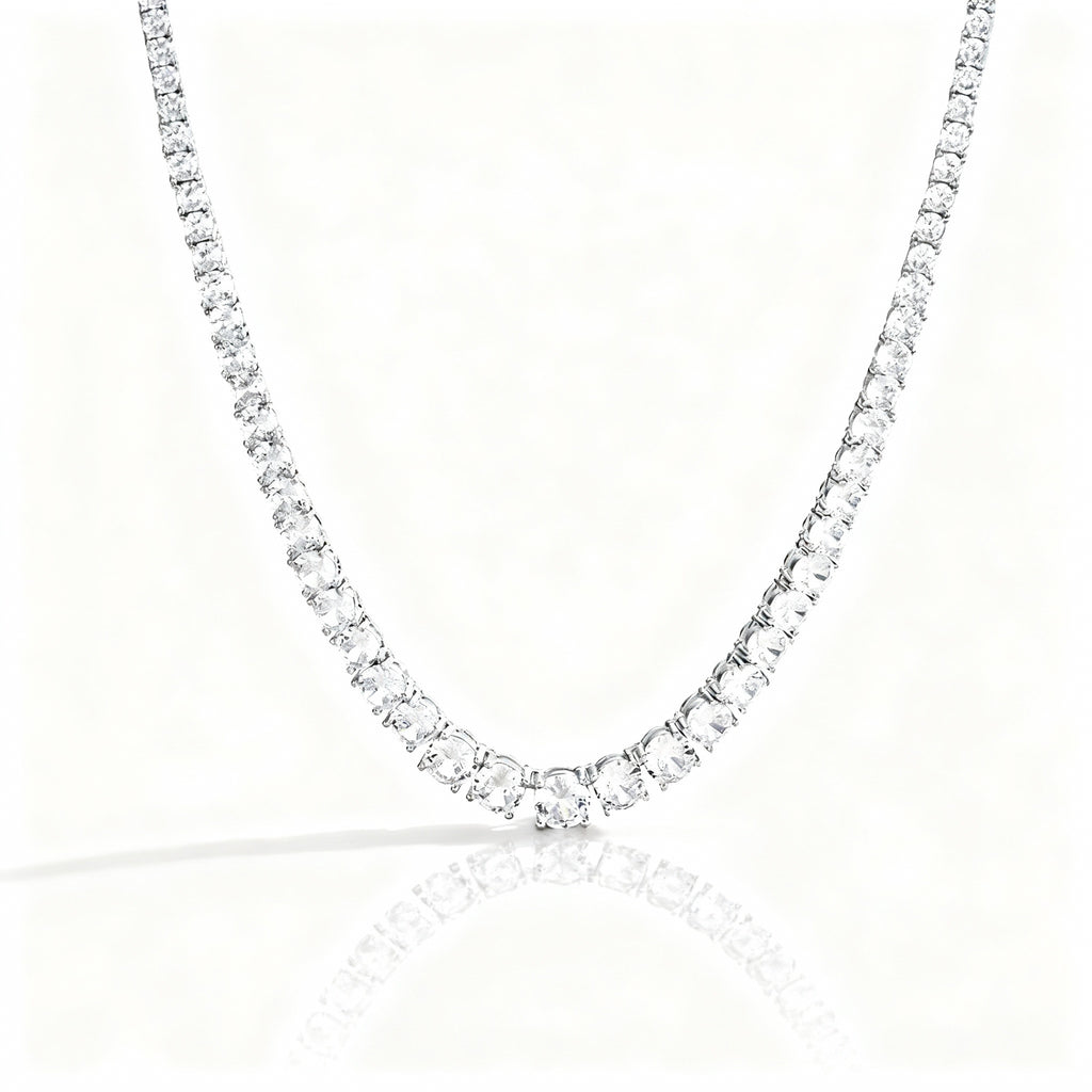The Eternal Stream Tennis Necklace