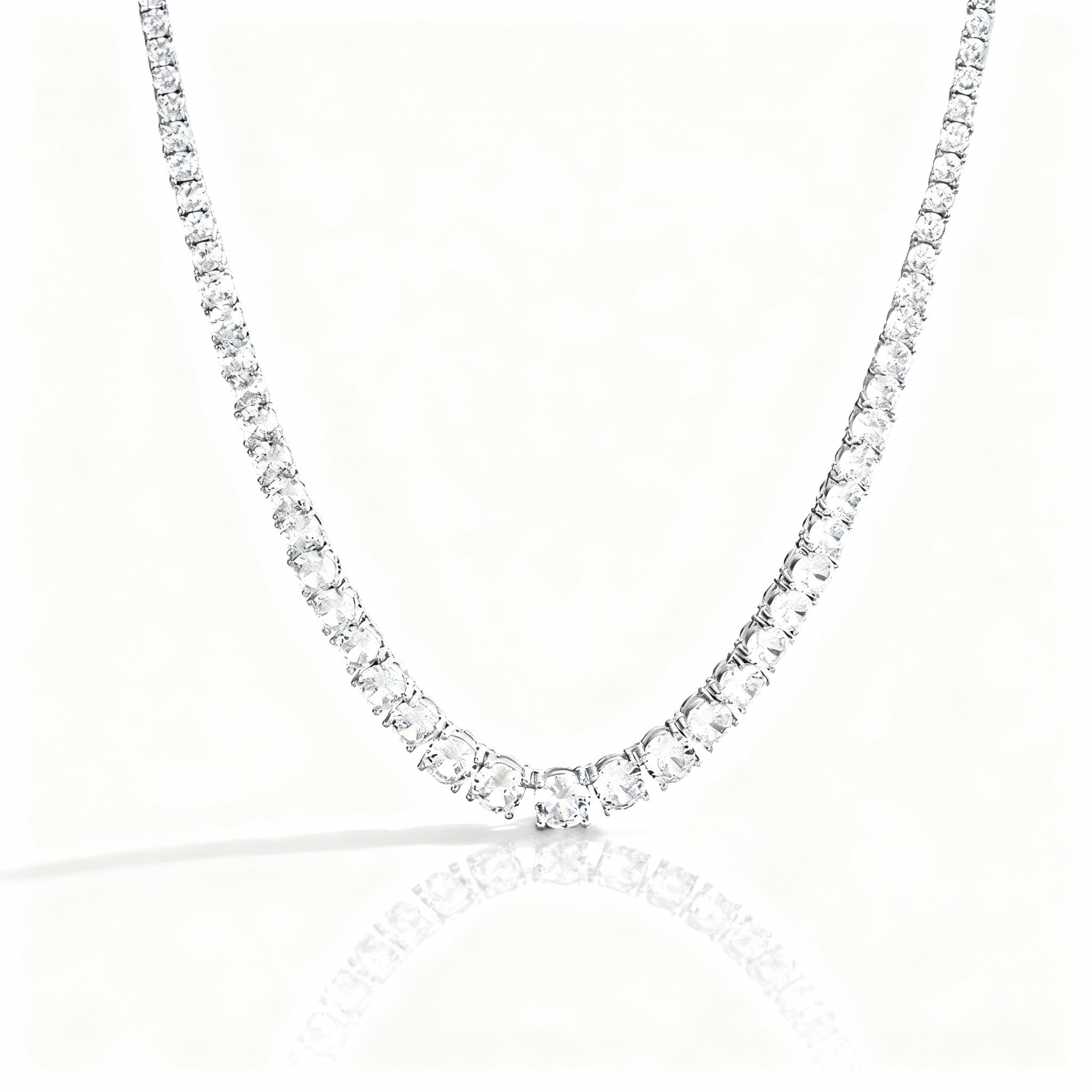 The Eternal Stream Tennis Necklace