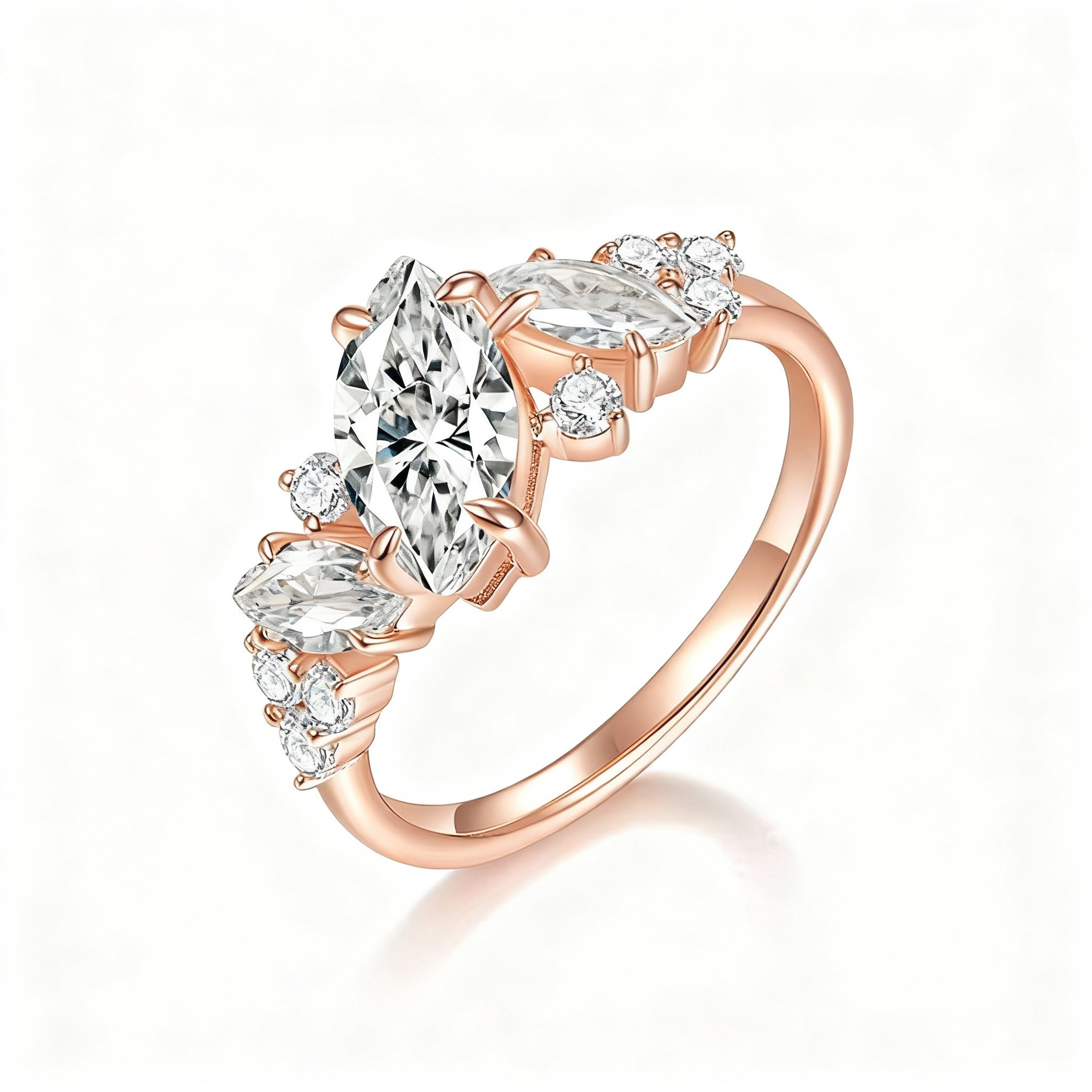 The Marquise Cluster Ring